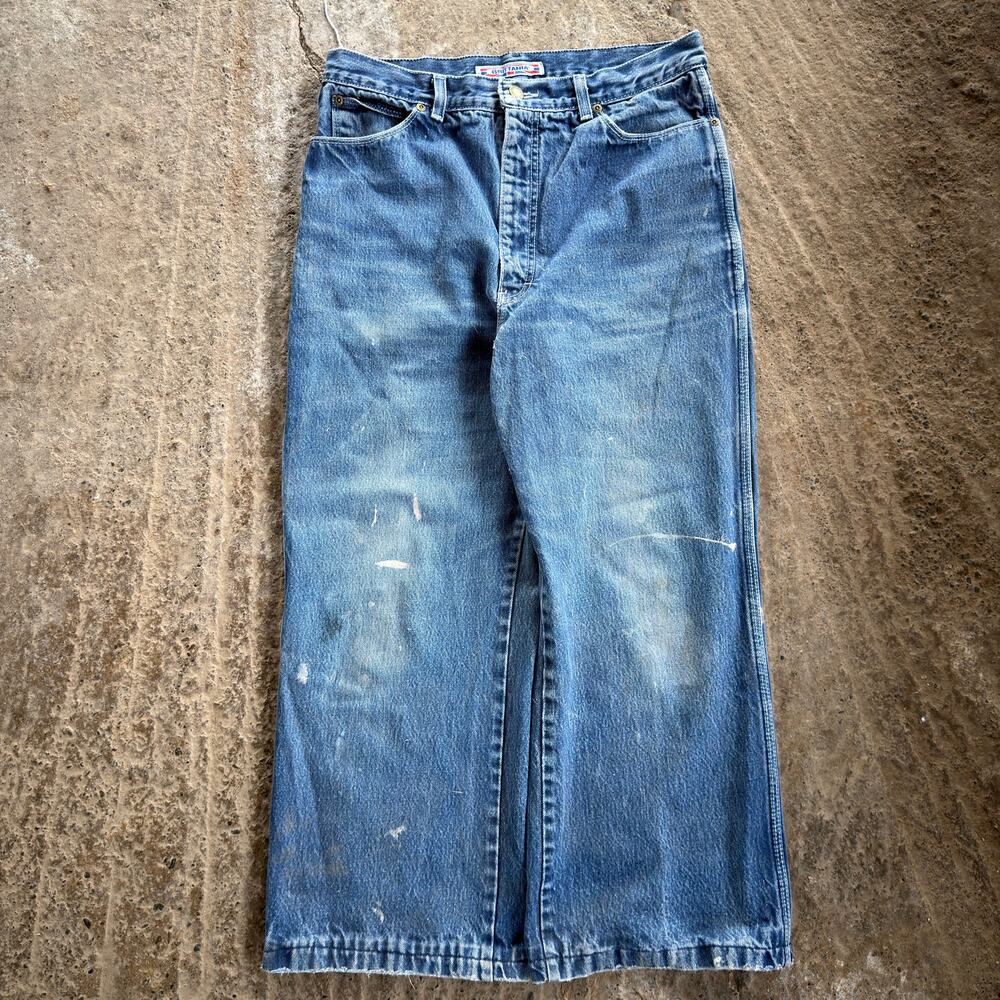 Vintage Brittania Jeans Wide Leg Baggy Fits 30x24 Y2K 00s Skate Grunge